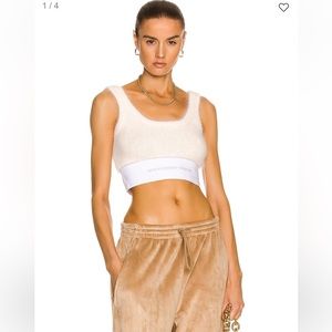 Alexander Wang logo bra top